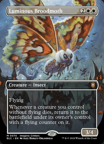Luminous Broodmoth (Commander: Bloomburrow) 
