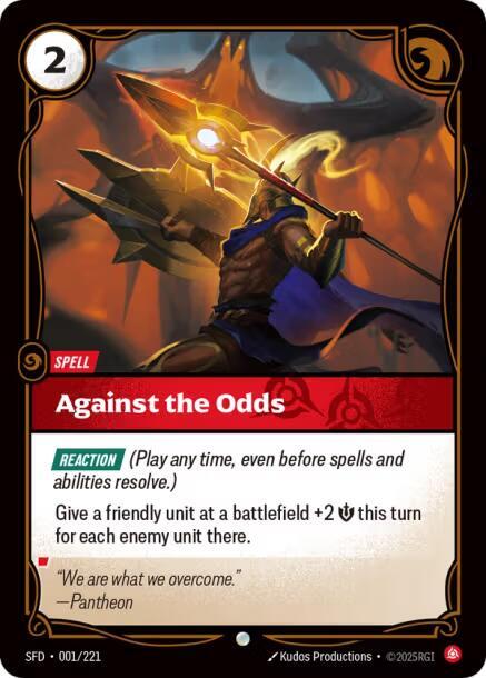 Against the Odds (Spiritforged)  - Foil
