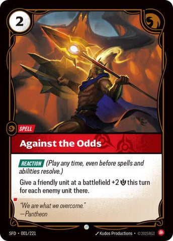 Against the Odds (Spiritforged)  - Foil