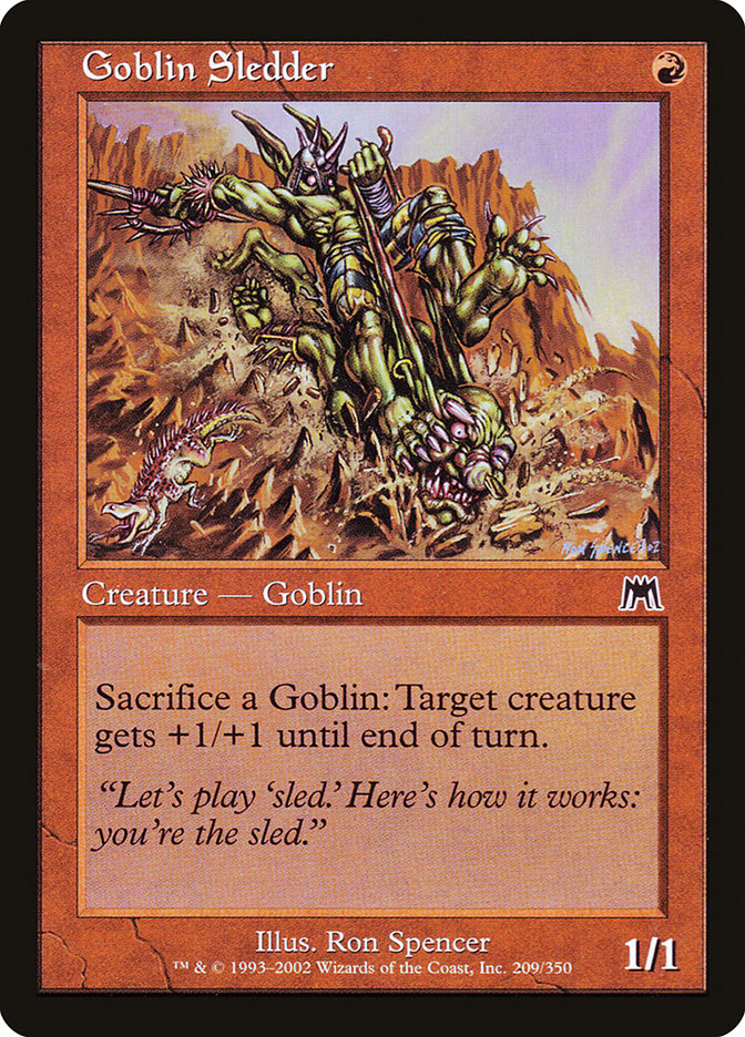 Goblin Sledder (Onslaught)  - Foil