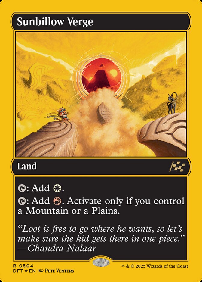Sunbillow Verge (Aetherdrift)  - Foil