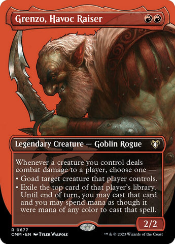 Grenzo, Havoc Raiser 677/451 (Commander Masters)  - Borderless