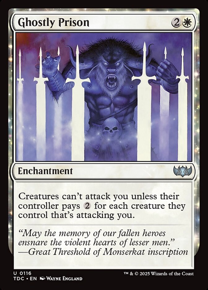 Ghostly Prison (Commander: Tarkir: Dragonstorm) 
