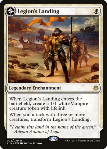Legion's Landing // Adanto, the First Fort (Ixalan) 