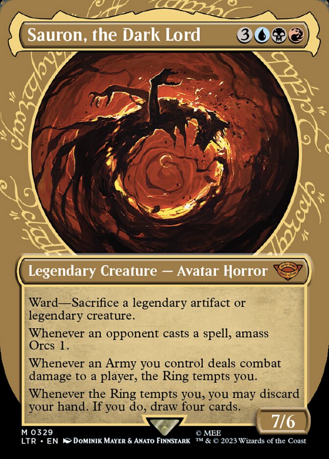Sauron, the Dark Lord (Universes Beyond: The Lord of the Rings: Tales of Middle-earth)  - Foil