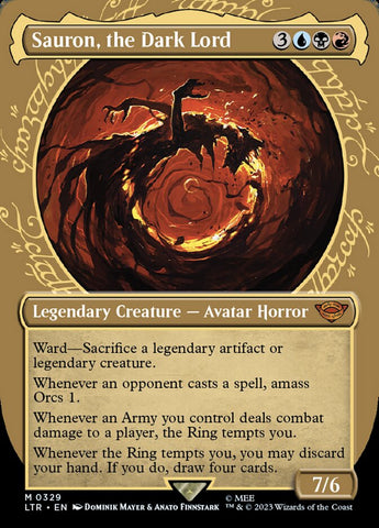 Sauron, the Dark Lord (Universes Beyond: The Lord of the Rings: Tales of Middle-earth)  - Foil