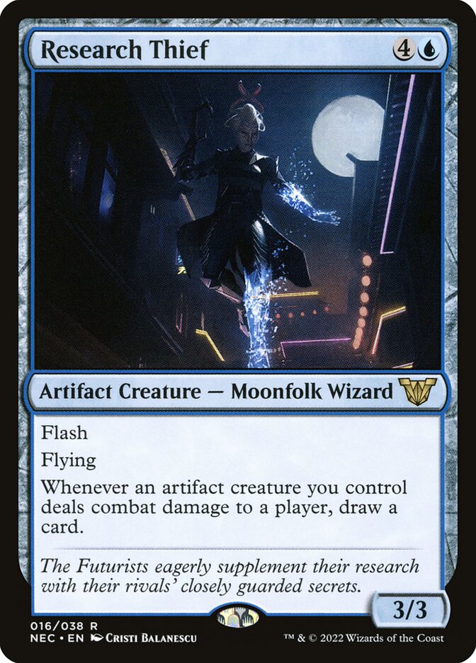 Research Thief (Commander: Kamigawa: Neon Dynasty) 