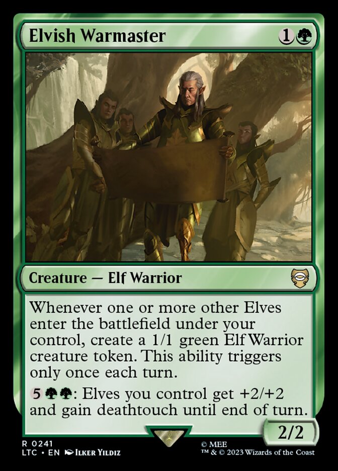 Elvish Warmaster 241/347 (Commander: The Lord of the Rings: Tales of Middle-earth) 