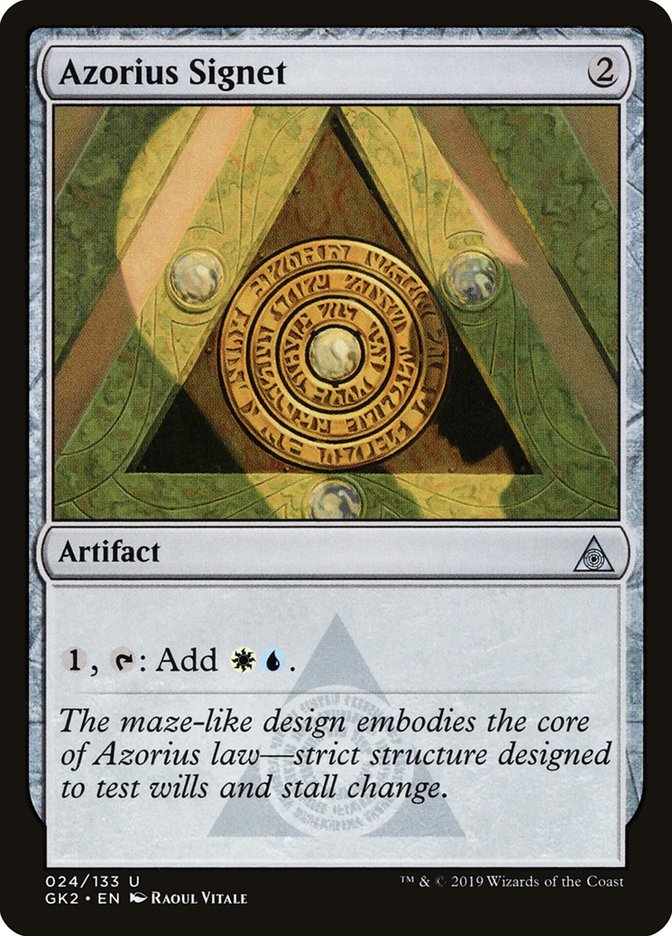 Azorius Signet 24/133 (Ravnica Allegiance: Guild Kits) 