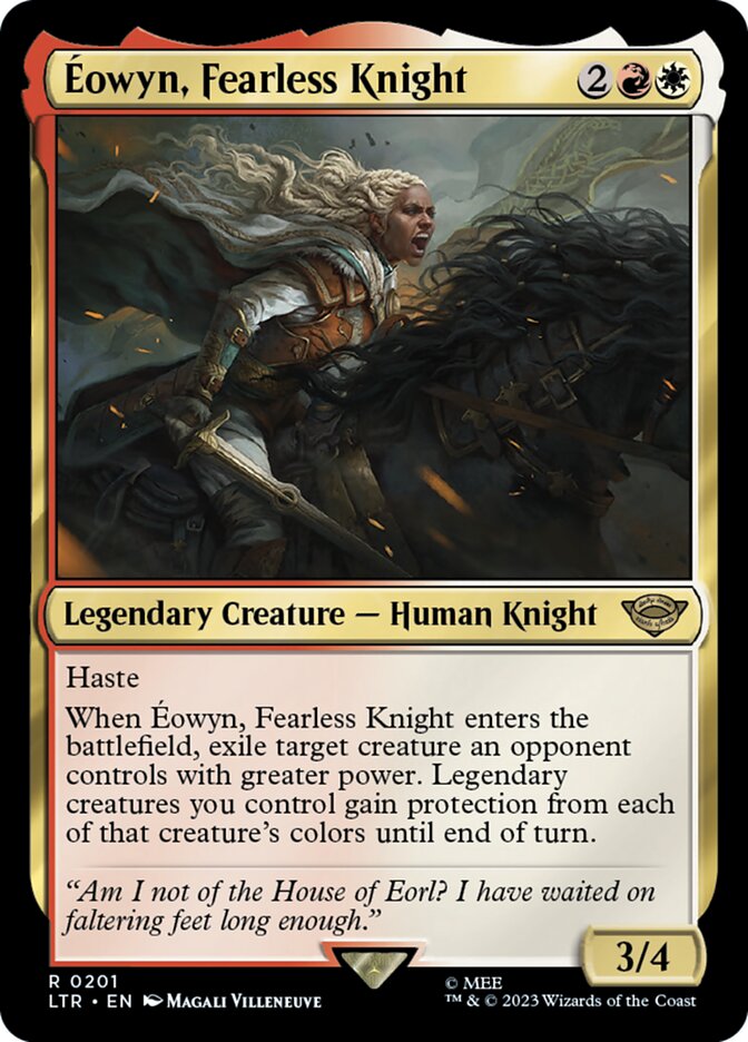 Éowyn, Fearless Knight (Universes Beyond: The Lord of the Rings: Tales of Middle-earth)  - Foil