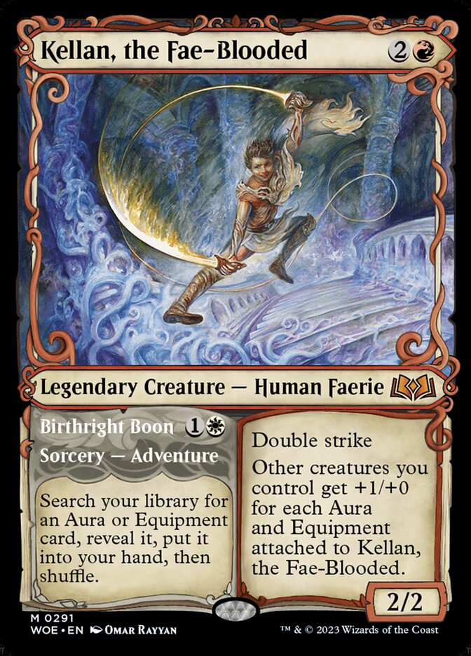 Kellan, the Fae-Blooded // Birthright Boon (Wilds of Eldraine) 