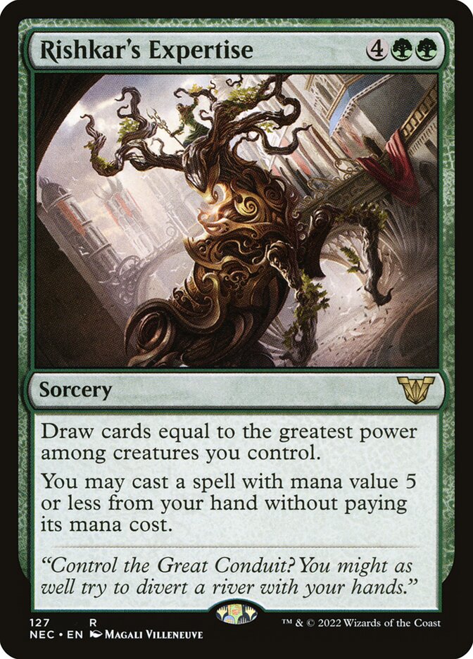 Rishkar's Expertise (Commander: Kamigawa: Neon Dynasty) 