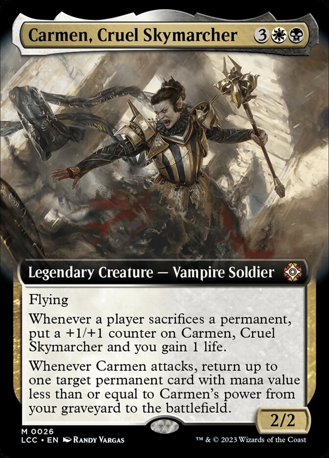 Carmen, Cruel Skymarcher (Commander: The Lost Caverns of Ixalan)  - Foil