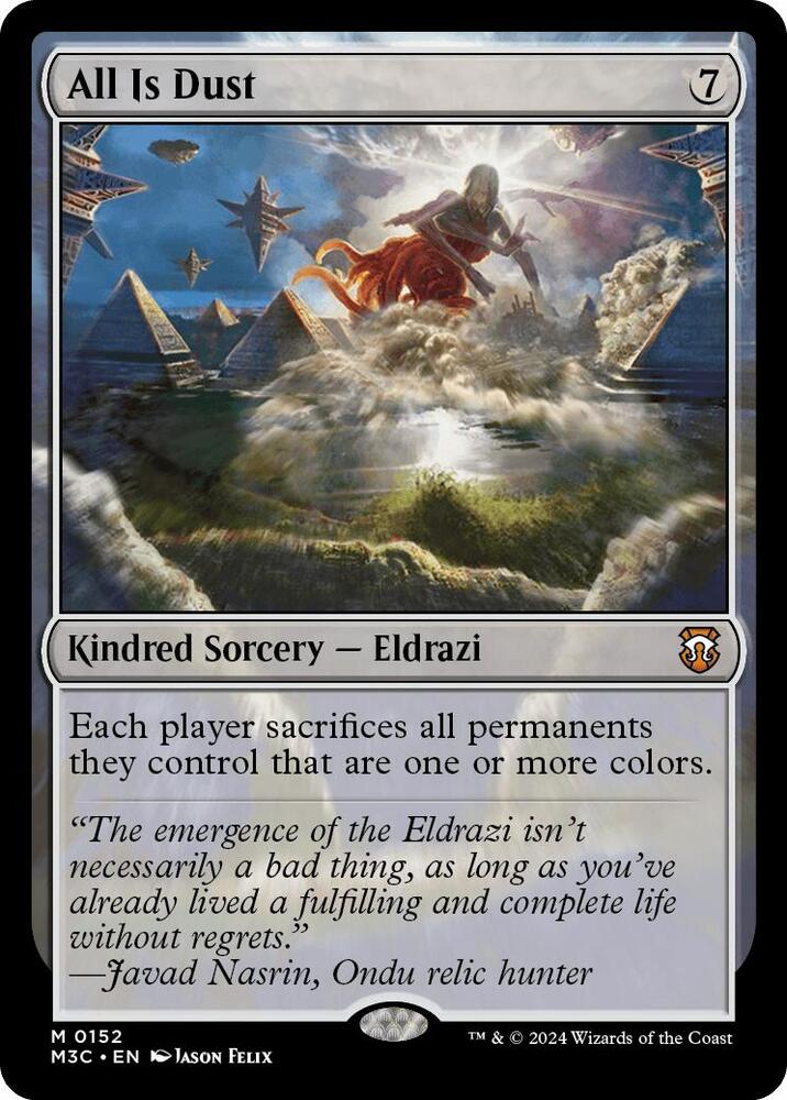 All Is Dust Ripple Foil (Commander: Modern Horizons 3)  - Foil