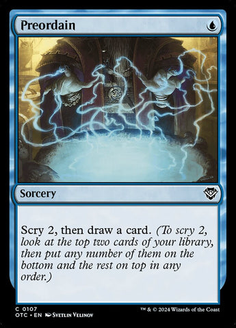 Preordain (Commander: Outlaws of Thunder Junction) 