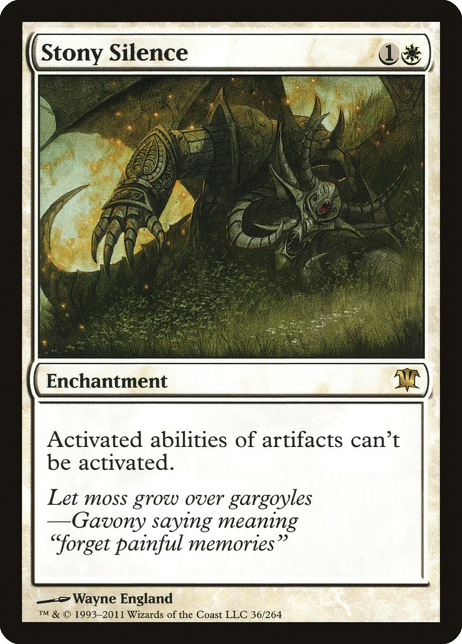 Stony Silence (Innistrad) 