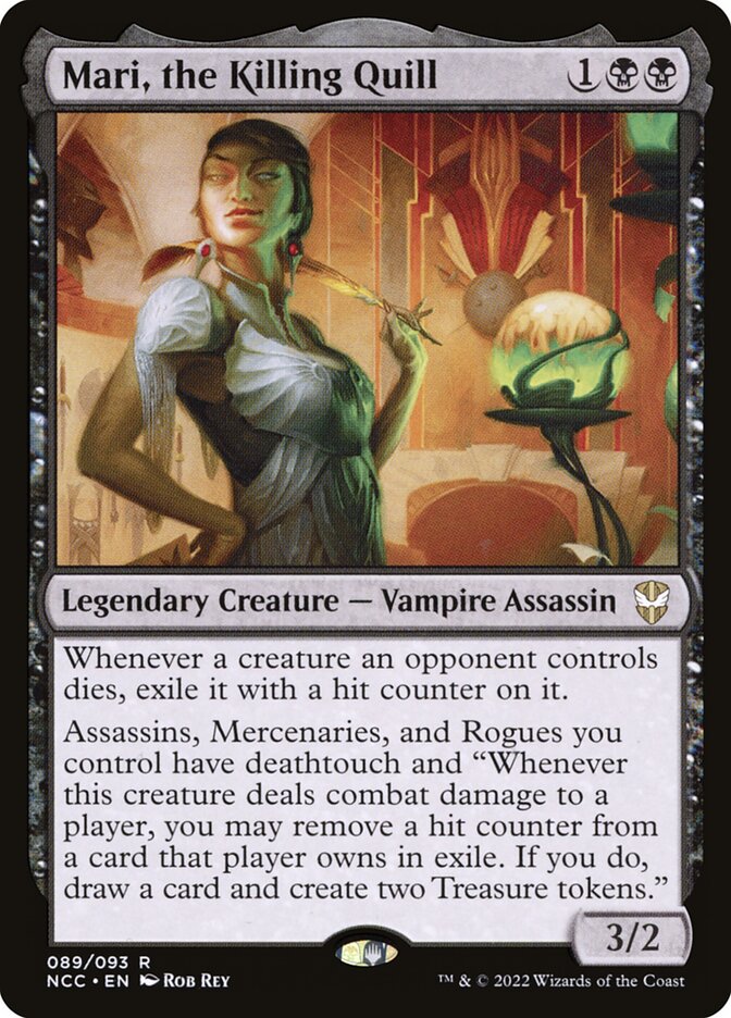 Mari, the Killing Quill (Commander: Streets of New Capenna)  - Foil