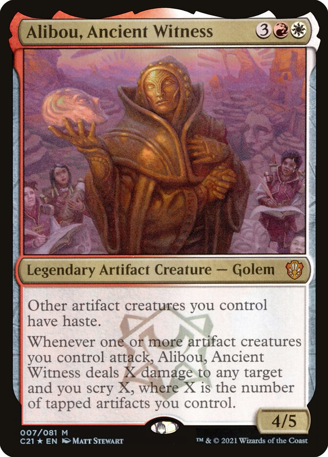 Alibou, Ancient Witness (Commander 2021)  - Foil
