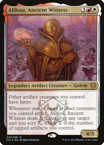 Alibou, Ancient Witness (Commander 2021)  - Foil
