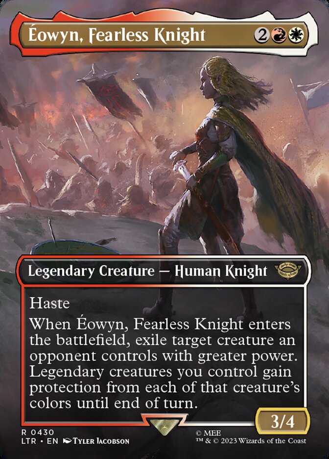 Éowyn, Fearless Knight 430 (Universes Beyond: The Lord of the Rings: Tales of Middle-earth)  - Borderless