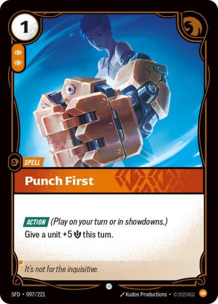 Punch First (Spiritforged)  - Foil