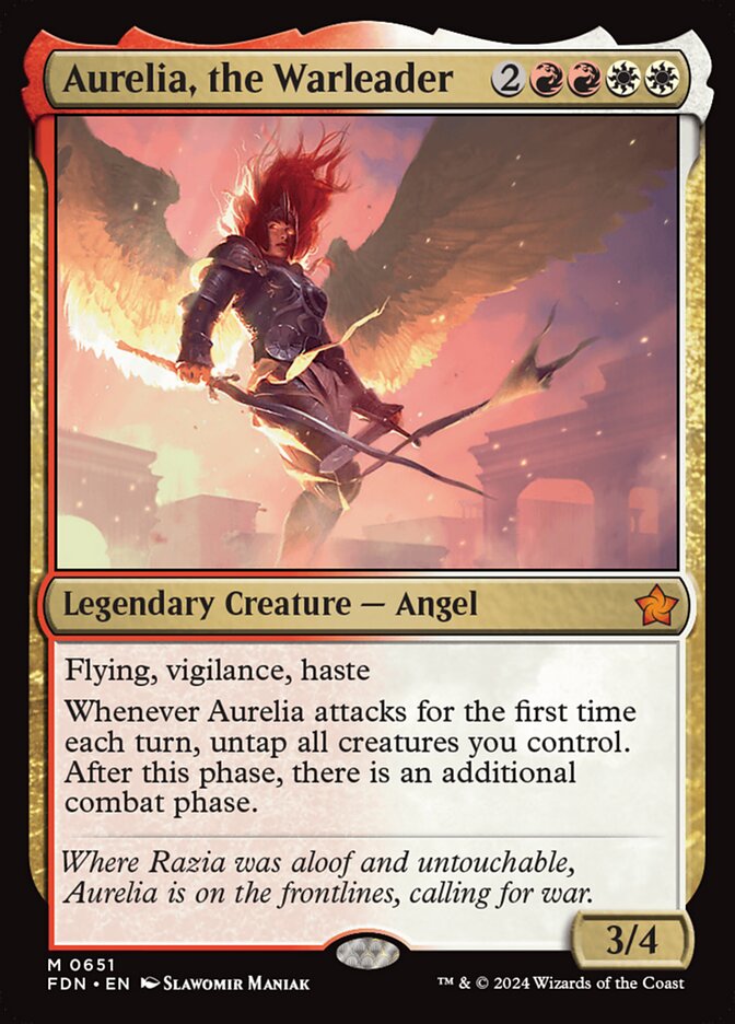 Aurelia, the Warleader (Foundations) 