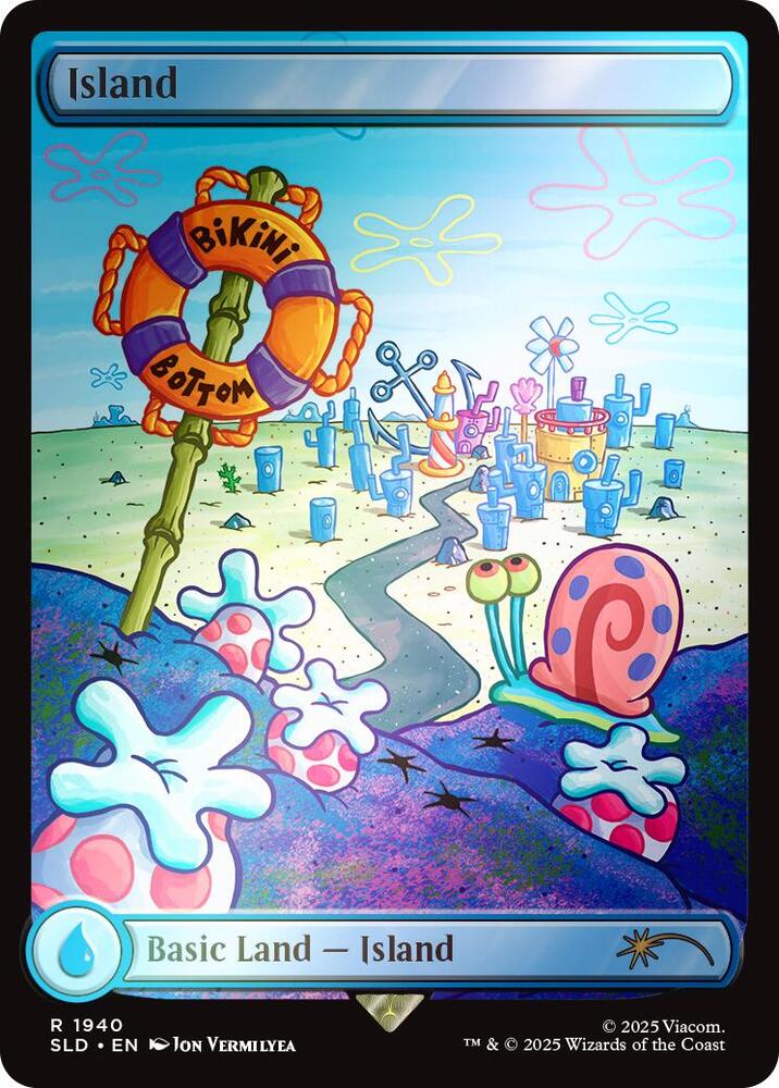 Island 1940 Rainbow Foil (Secret Lair Drop Series)  - Foil