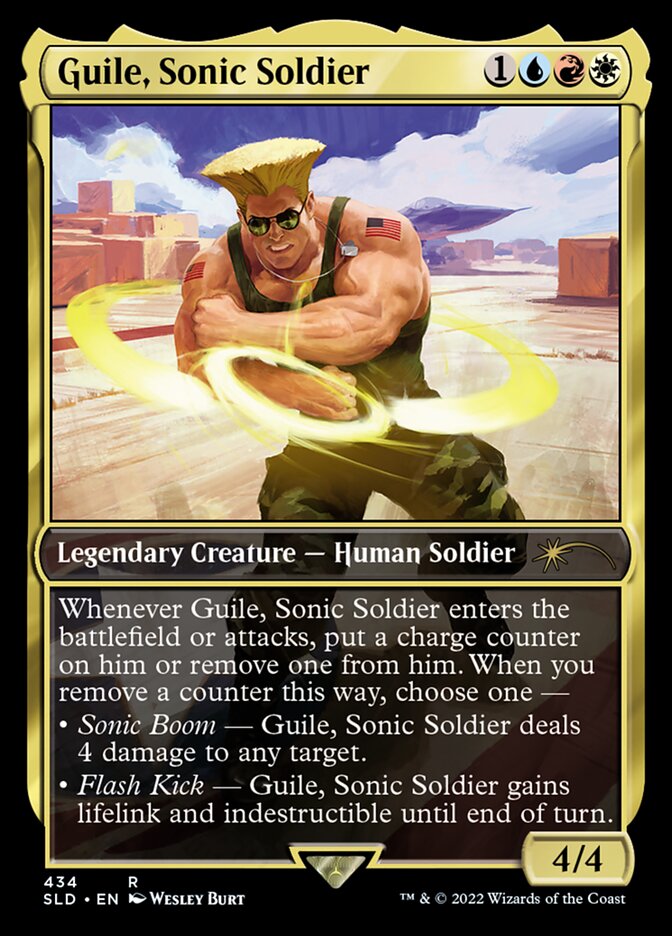 Guile, Sonic Soldier // Immard, the Stormcleaver 434 (Secret Lair Drop Series)  - Full Art