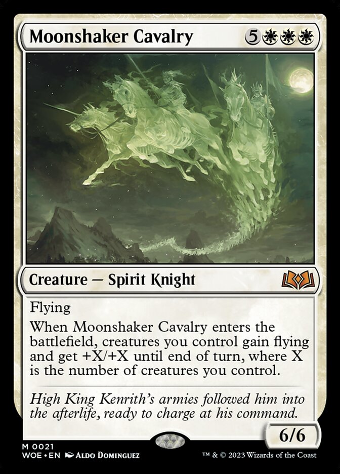 Moonshaker Cavalry (Wilds of Eldraine)  - Foil