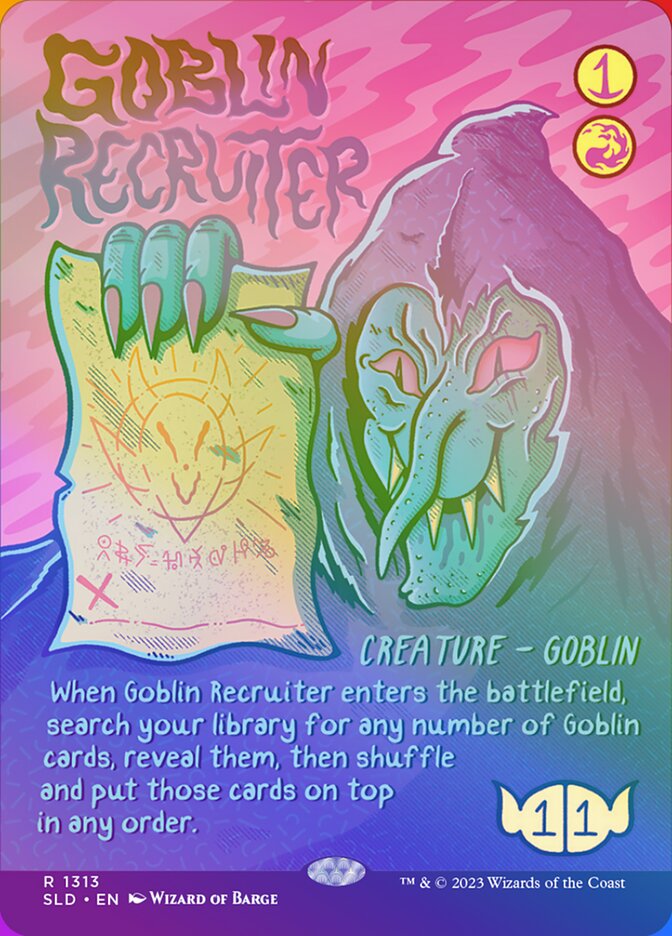 Goblin Recruiter 1313 (Secret Lair Drop Series)  - Foil