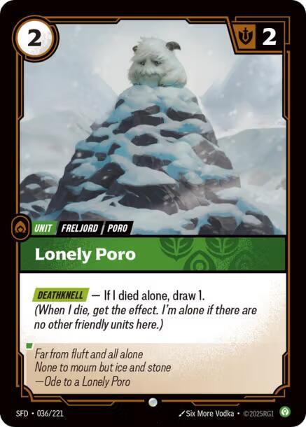 Lonely Poro (Spiritforged)  - Foil