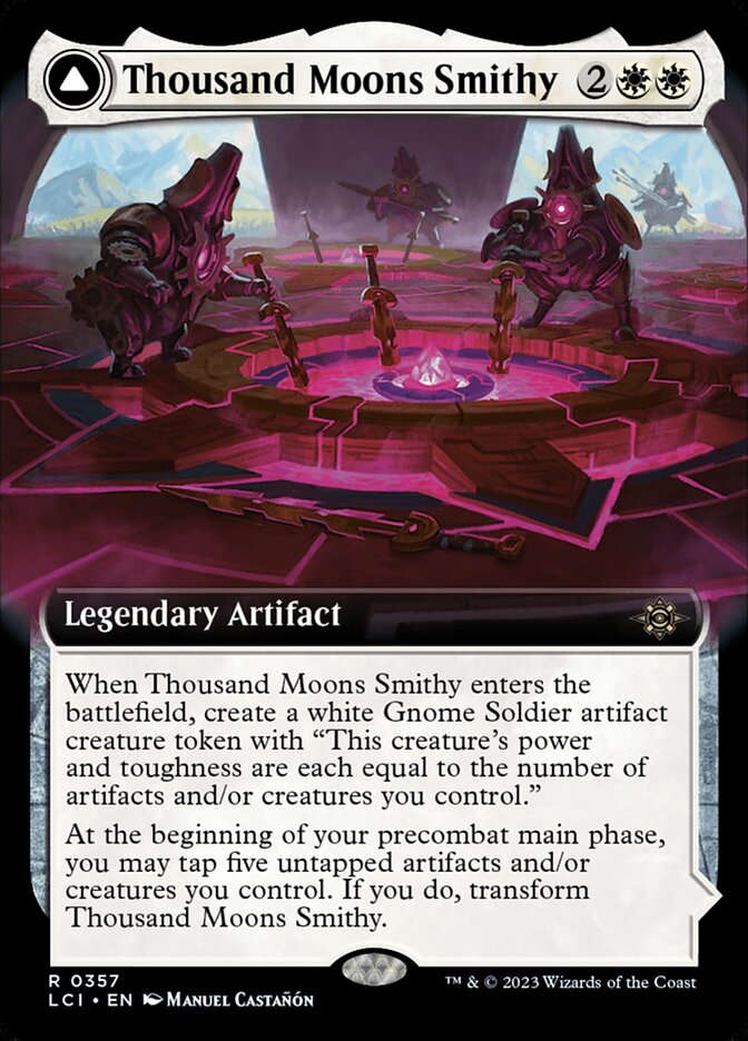 Thousand Moons Smithy // Barracks of the Thousand (The Lost Caverns of Ixalan)  - Foil