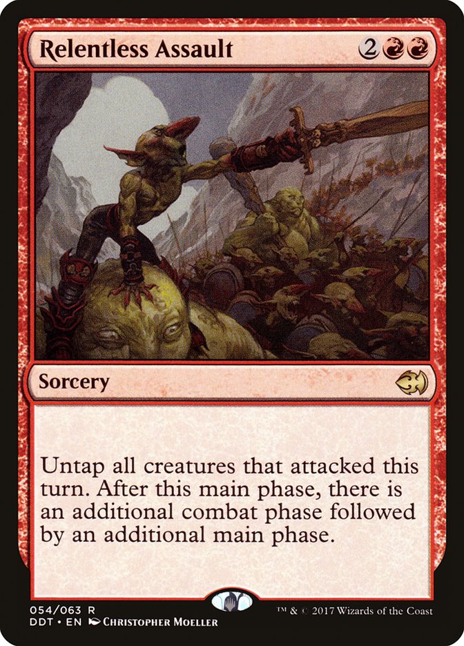 Relentless Assault (Duel Decks: Merfolk vs. Goblins) 