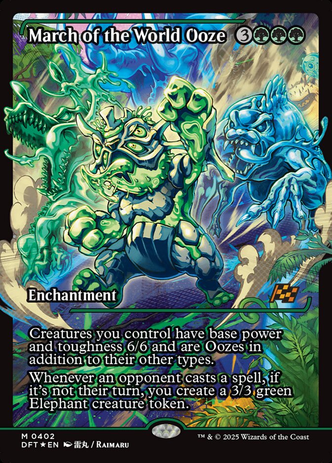 March of the World Ooze 402 (Aetherdrift)  - Foil