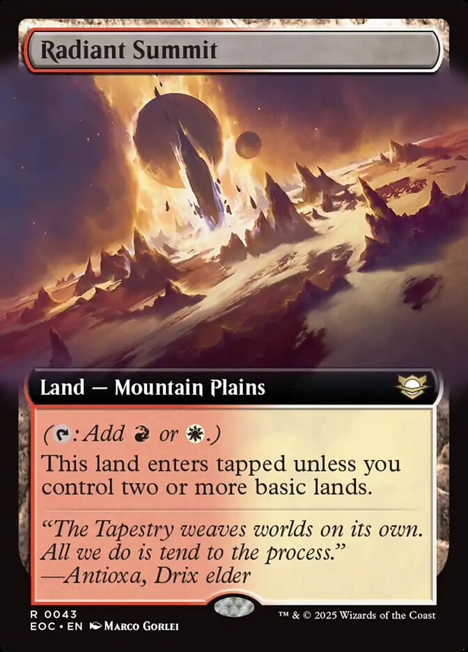 Radiant Summit (Commander: Edge of Eternities) 