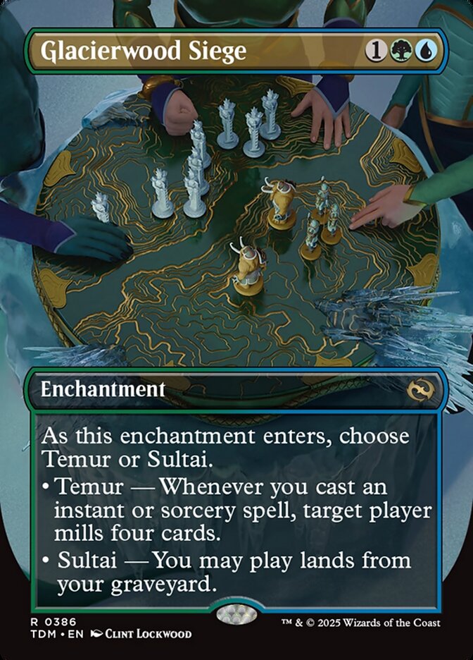 Glacierwood Siege (Tarkir: Dragonstorm)  - Foil