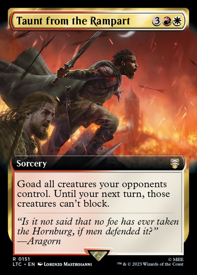 Taunt from the Rampart (Commander: The Lord of the Rings: Tales of Middle-earth) 