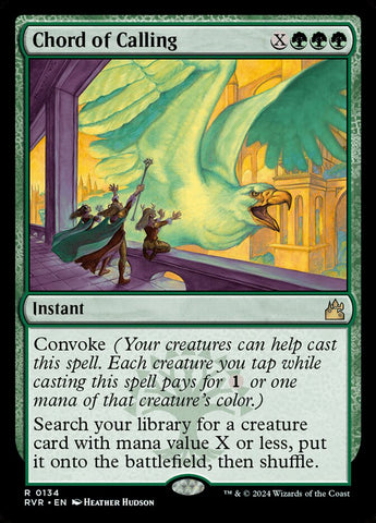 Chord of Calling 134 (Ravnica Remastered)  - Foil