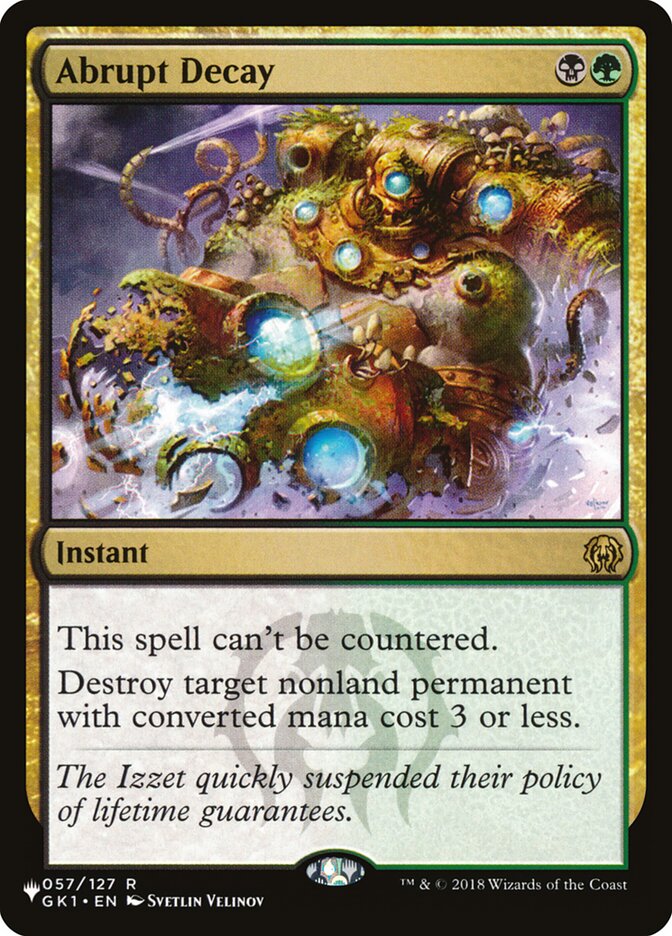 Abrupt Decay (The List Reprints) 