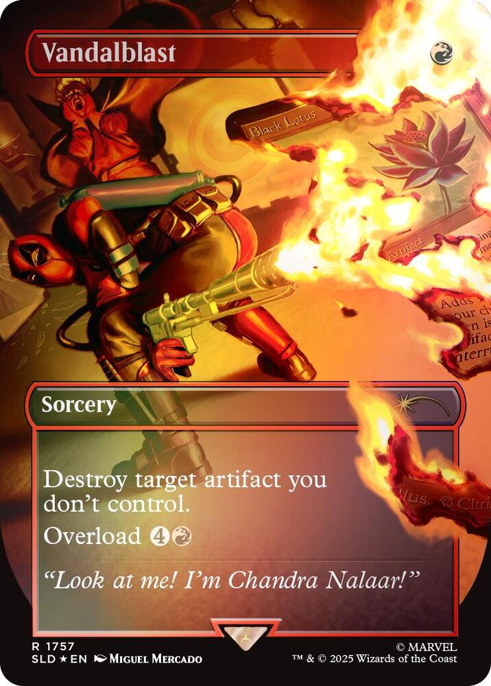 Vandalblast 1757 Rainbow Foil (Secret Lair Drop Series)  - Foil
