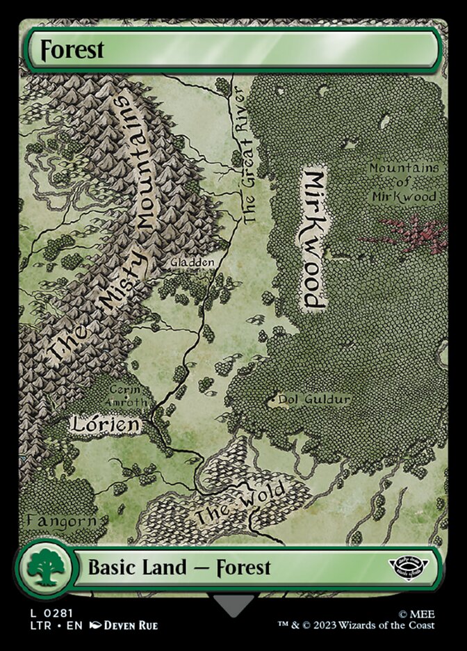 Forest 0281 281 (Universes Beyond: The Lord of the Rings: Tales of Middle-earth) 