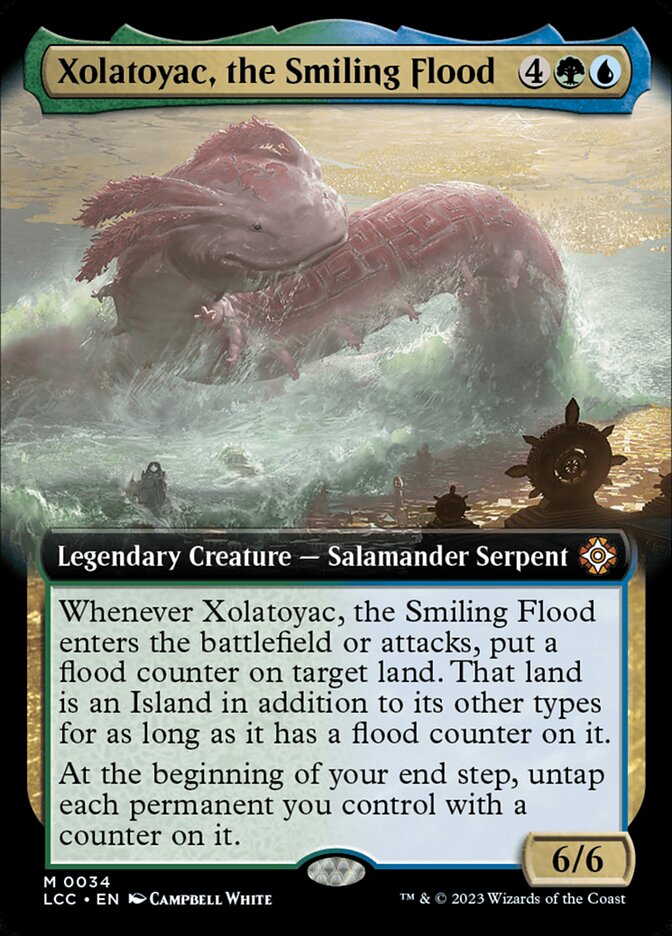 Xolatoyac, the Smiling Flood 34 (Commander: The Lost Caverns of Ixalan)  - Foil