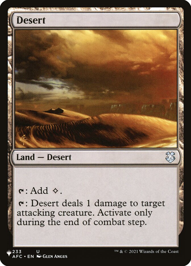 Desert (The List Reprints) 