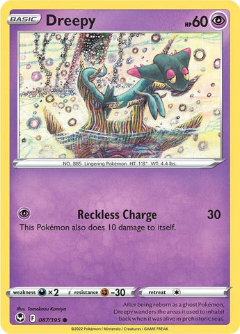 Dreepy 087/195 (SWSH12: Silver Tempest) 