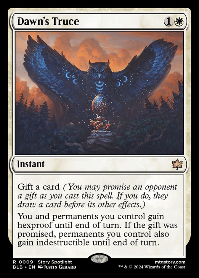 Dawn's Truce (Bloomburrow)  - Foil