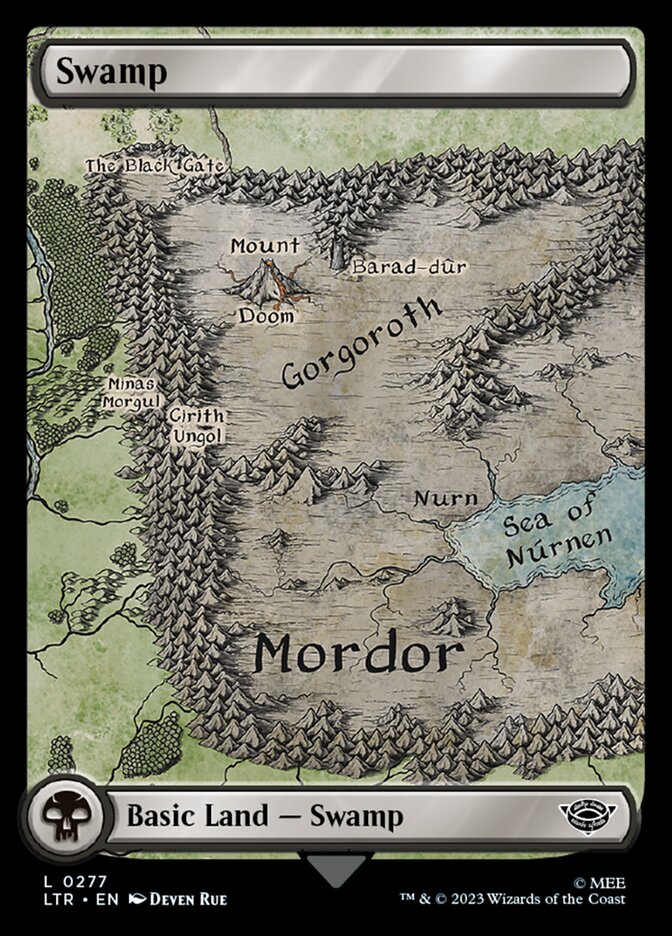 Swamp (Universes Beyond: The Lord of the Rings: Tales of Middle-earth)  - Foil