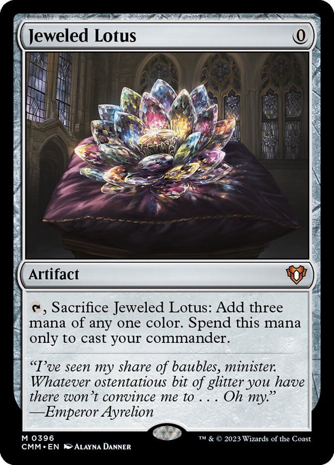 Jeweled Lotus 396 (Commander Masters) 