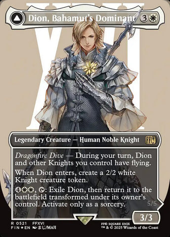 Dion, Bahamut's Dominant // Bahamut, Warden of Light (FINAL FANTASY)  - Foil