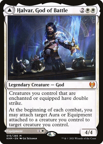 Halvar, God of Battle // Sword of the Realms (Kaldheim) 