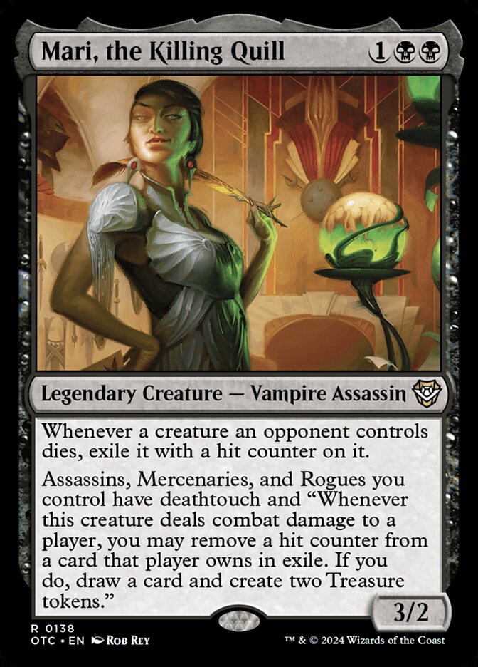 Mari, the Killing Quill (Commander: Outlaws of Thunder Junction) 
